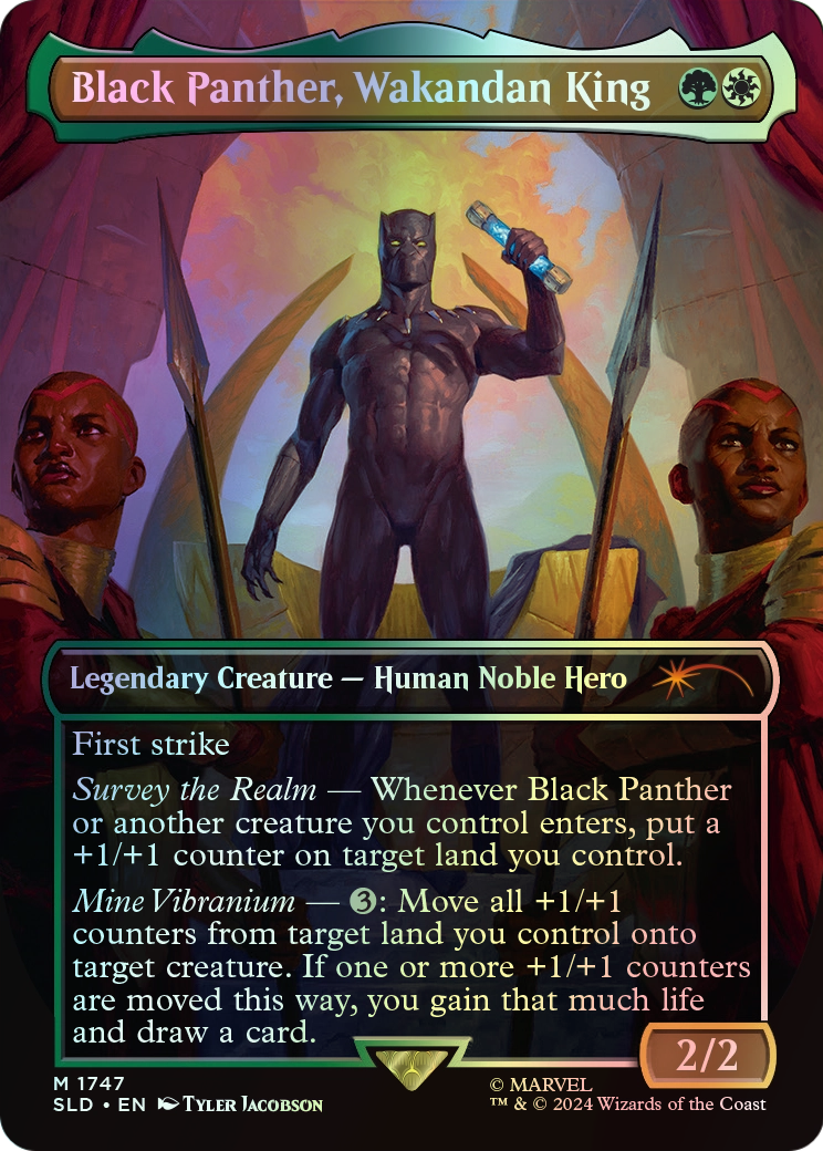 Black Panther, Wakandan King (SLD) #1747 [EN/F] s/o