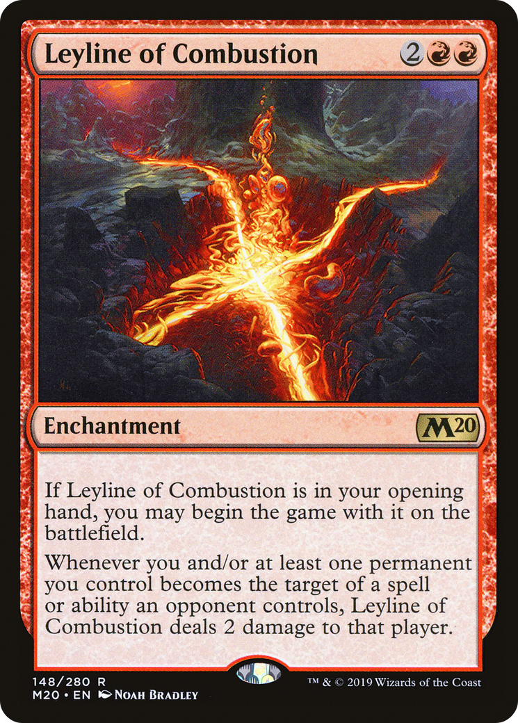 Leyline of Combustion (M20) #148 [EN/N] s/o