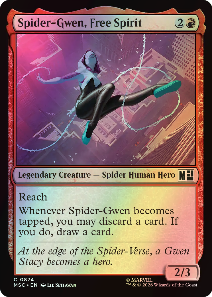 Spider-Gwen, Free Spirit (MSC) #874 [EN/F] s/o