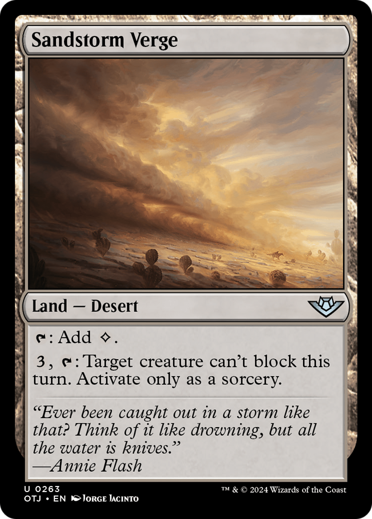Sandstorm Verge (OTJ) #263 [EN/N]