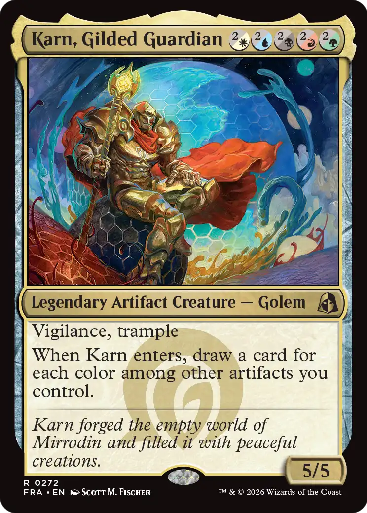 Karn, Gilded Guardian (FRA) #272 [EN/N]