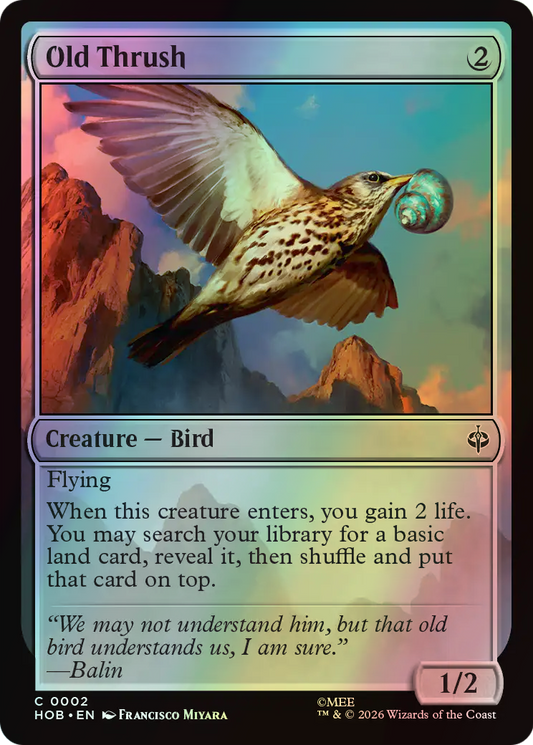Old Thrush (HOB) #2 [EN/F] s/o
