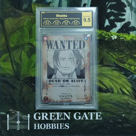 Shanks (004) (Wanted Poster) - Emperors in the New World [Japanese] - PCG 9.5 Gem Mint