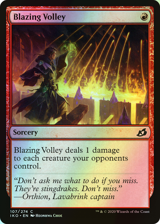 Blazing Volley (IKO) #107 [EN/F] s/o