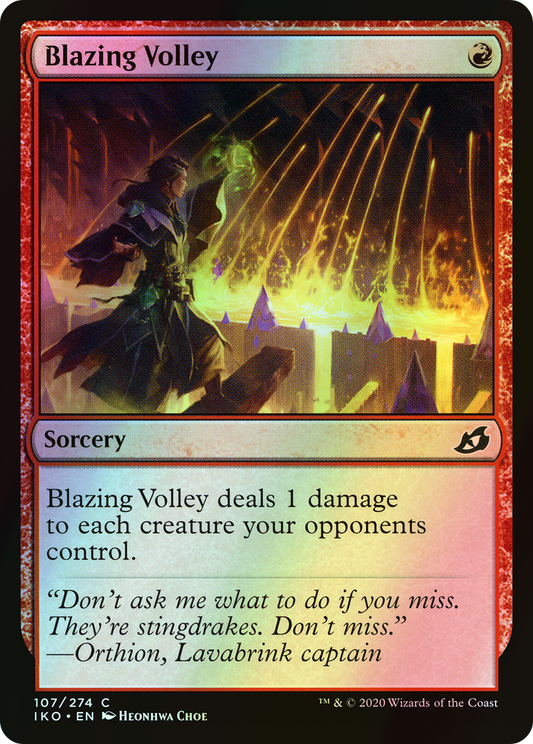 Blazing Volley (IKO) #107 [EN/F] s/o