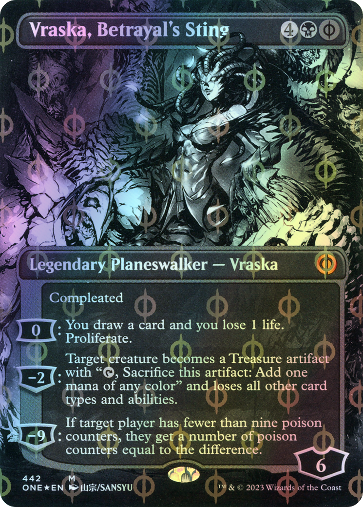Vraska, Betrayal's Sting (ONE) #442 [EN/F] s/o