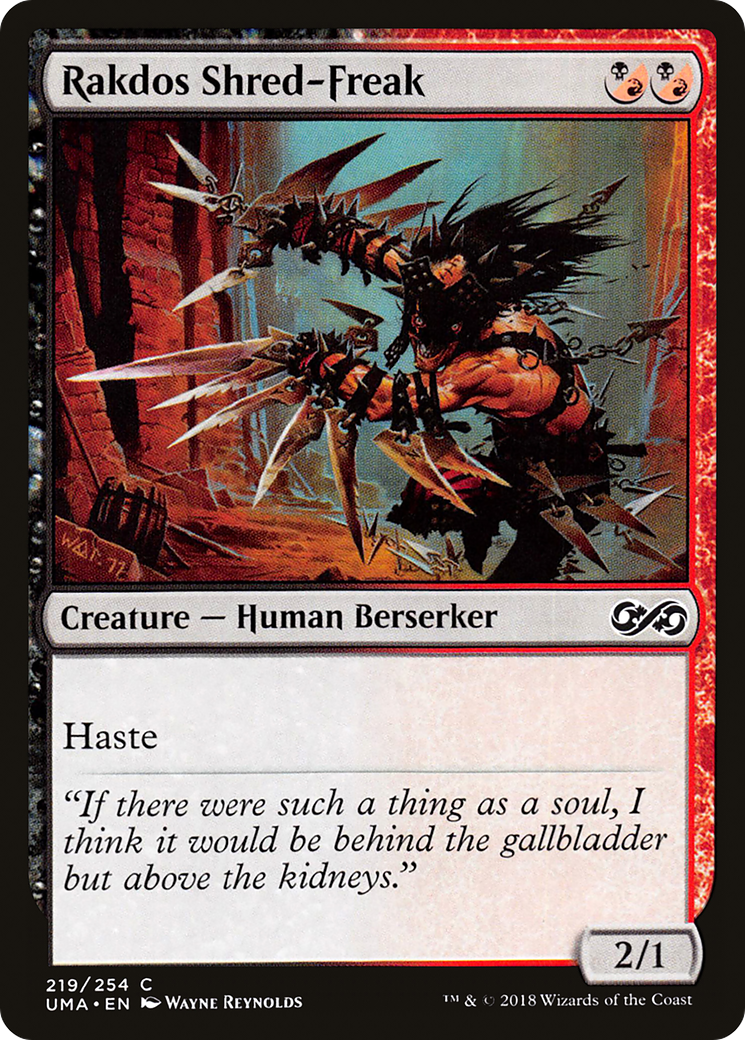 Rakdos Shred-Freak (UMA) #219 [EN/N]