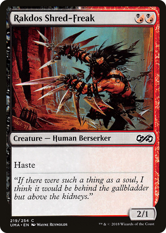 Rakdos Shred-Freak (UMA) #219 [EN/N]