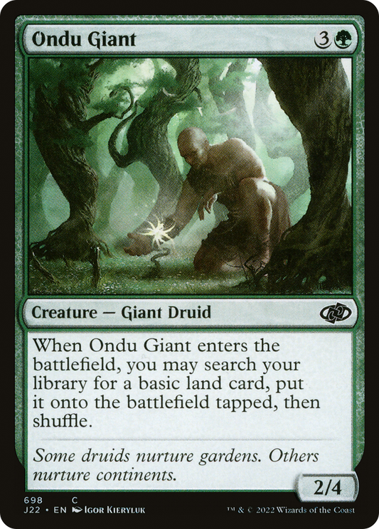 Ondu Giant (J22) #698 [EN/N] s/o