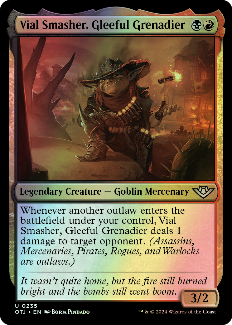 Vial Smasher, Gleeful Grenadier (OTJ) #235 [EN/F]