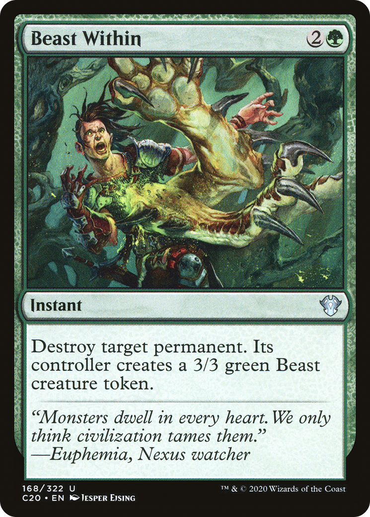 Beast Within (C20) #168 [EN/N] s/o