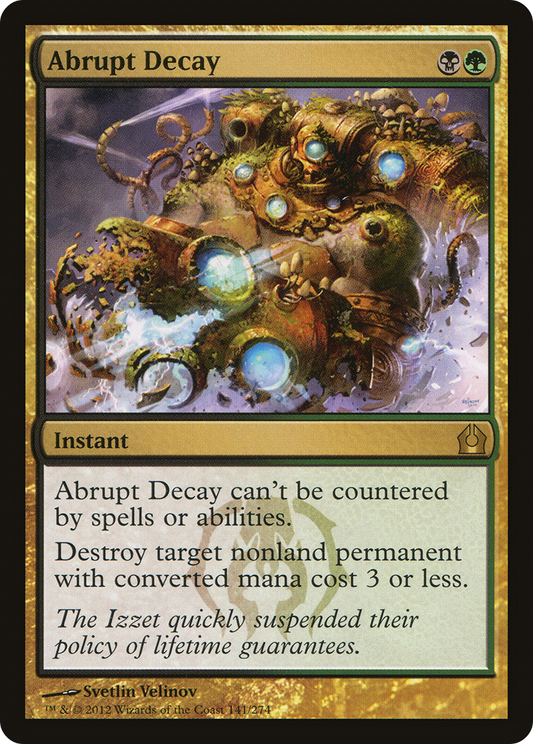 Abrupt Decay (RTR) #141 [EN/N] s/o