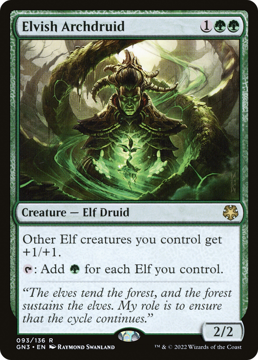 Elvish Archdruid (GN3) #93 [EN/N]