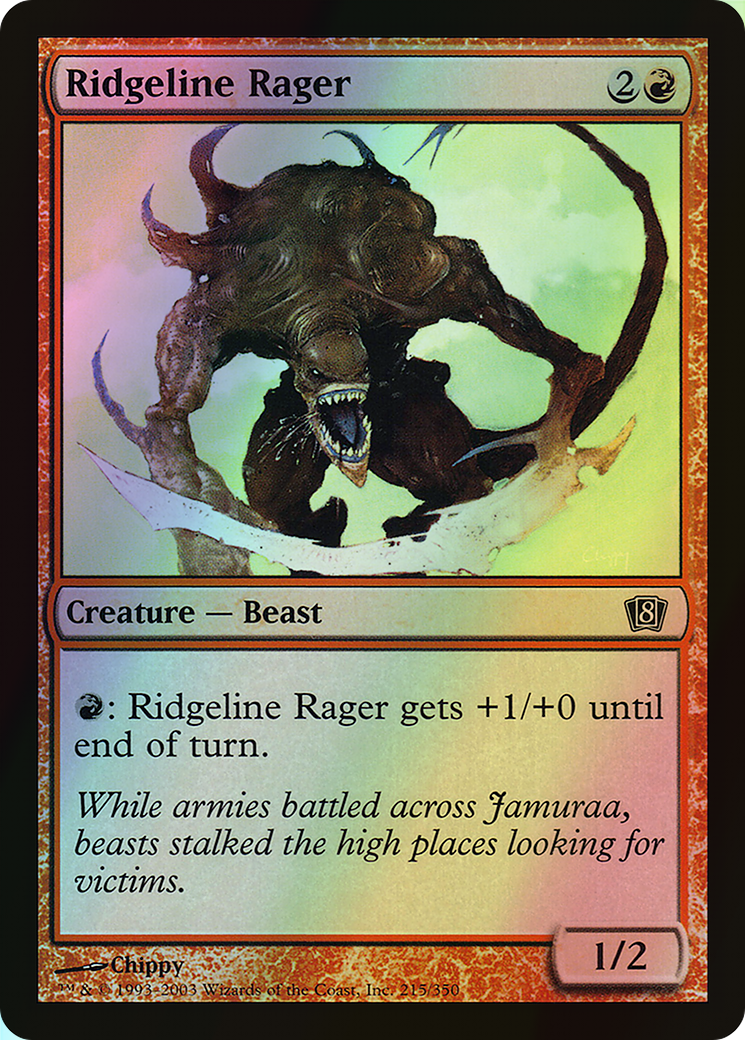 Ridgeline Rager (8ED) #215★ [EN/F]