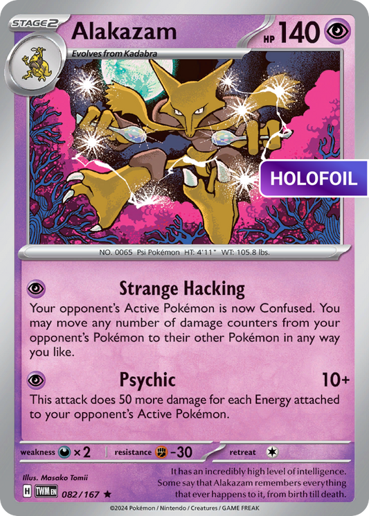 Alakazam (TWM) #082 [EN/H] s/o