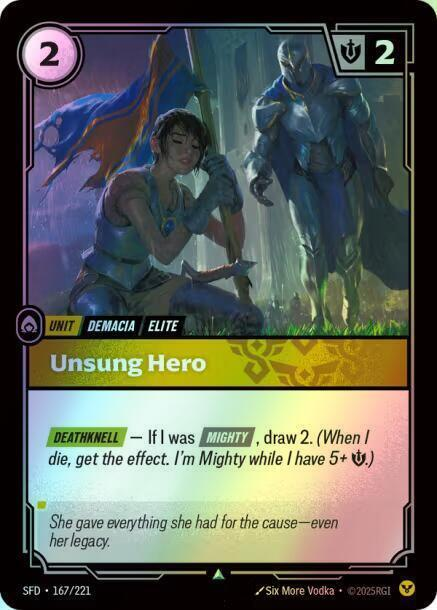 Unsung Hero (SFD) #167 [EN/F] s/o