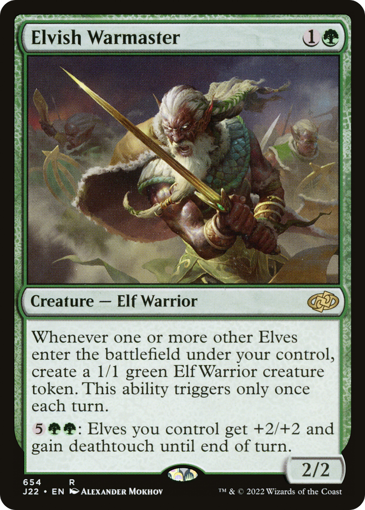 Elvish Warmaster (J22) #654 [EN/N]