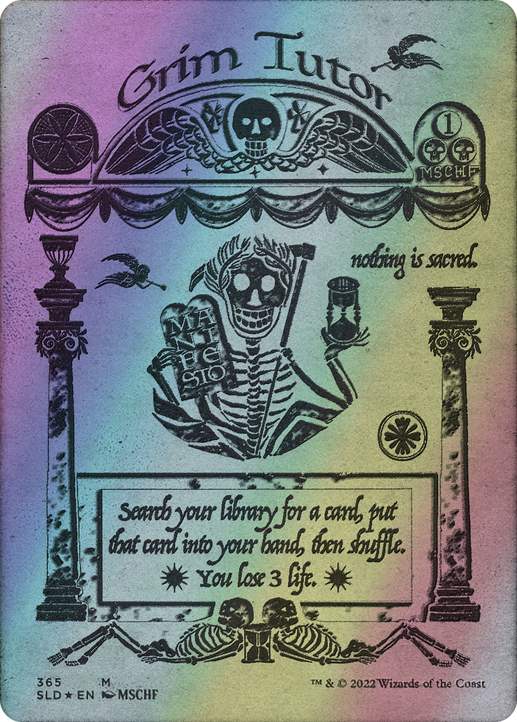 Grim Tutor (SLD) #365 [EN/F] s/o
