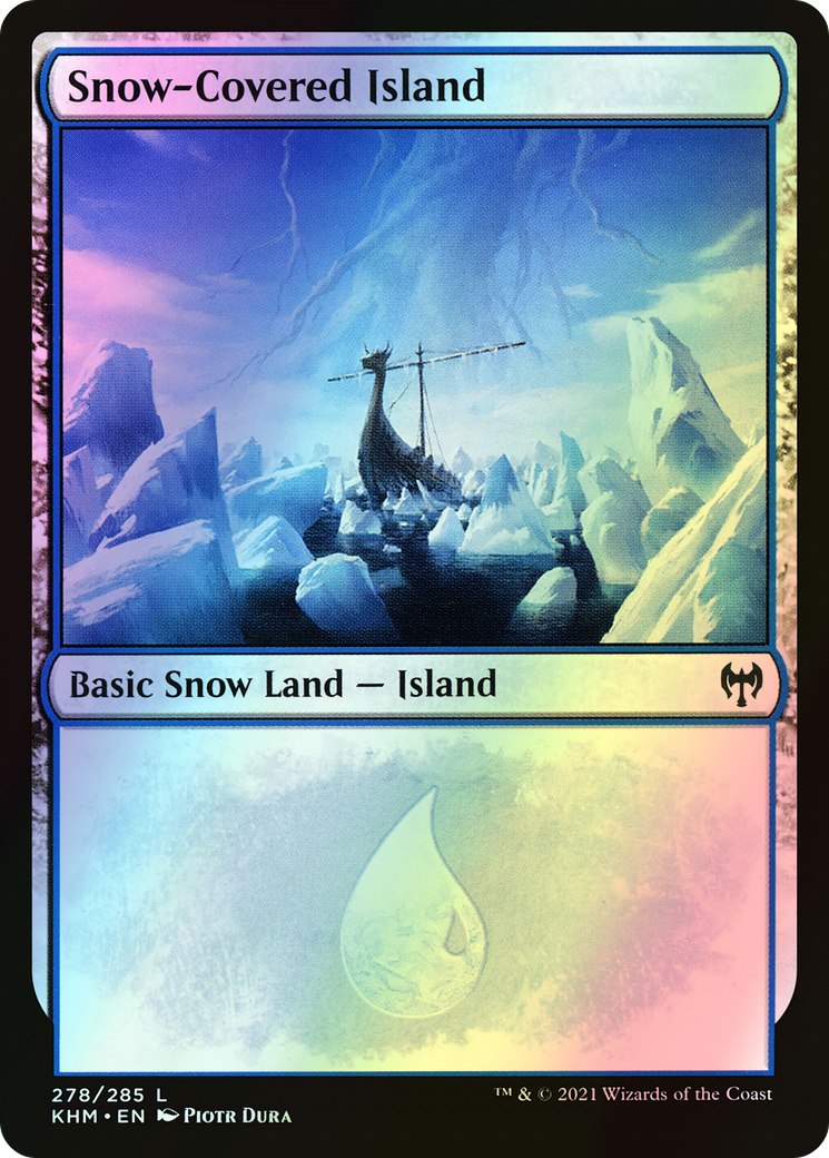 Snow-Covered Island (KHM) #278 [EN/F] s/o