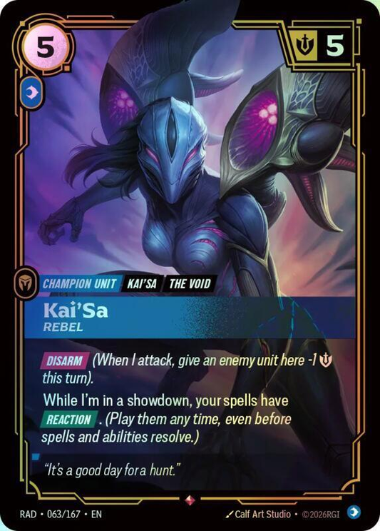Kai'Sa, Rebel (RAD) #063 [EN/F]