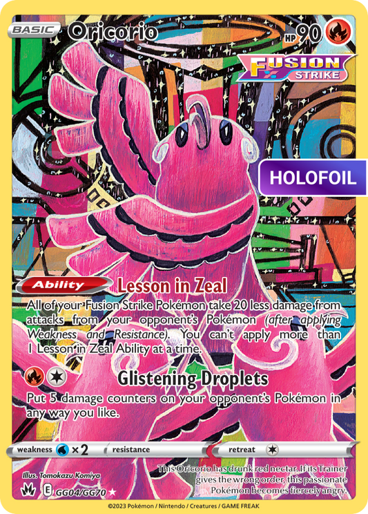 Oricorio (CRZ:GG) #GG04 [EN/H] s/o