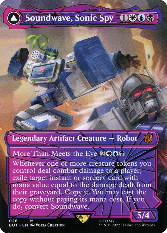 Soundwave, Sonic Spy // Soundwave, Superior Captain (BOT) #28 [EN/N]