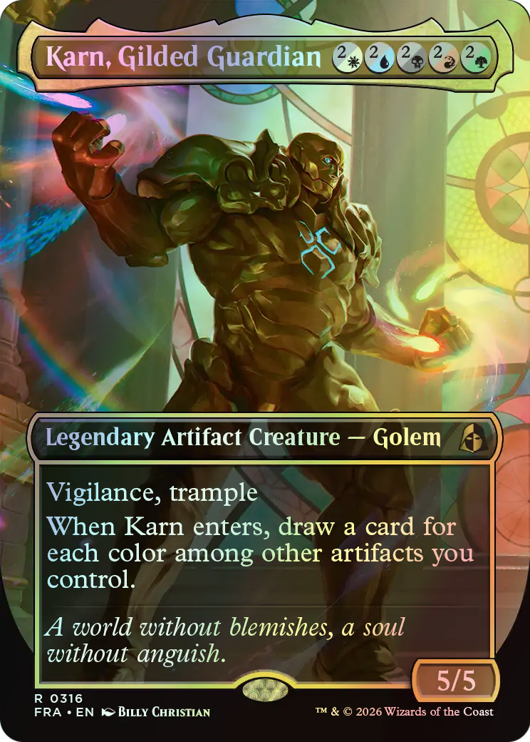 Karn, Gilded Guardian (FRA) #316 [EN/F]