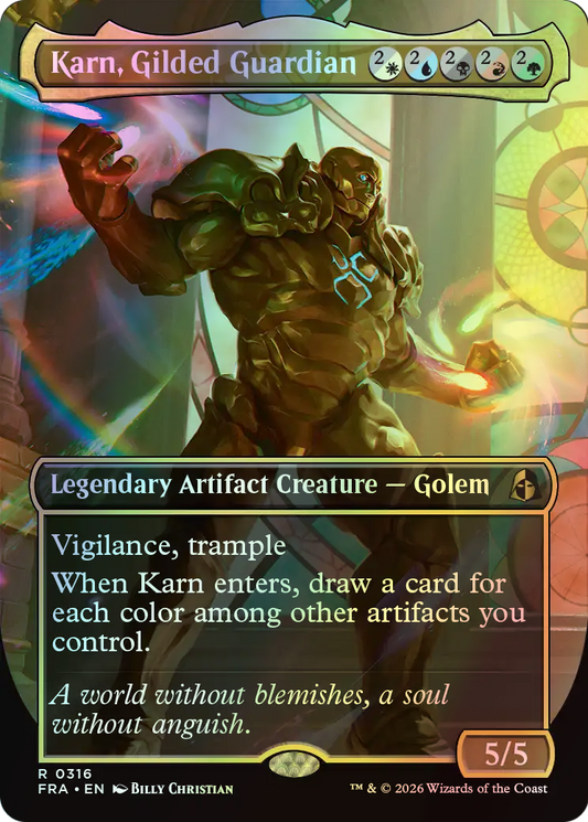 Karn, Gilded Guardian (FRA) #316 [EN/F]