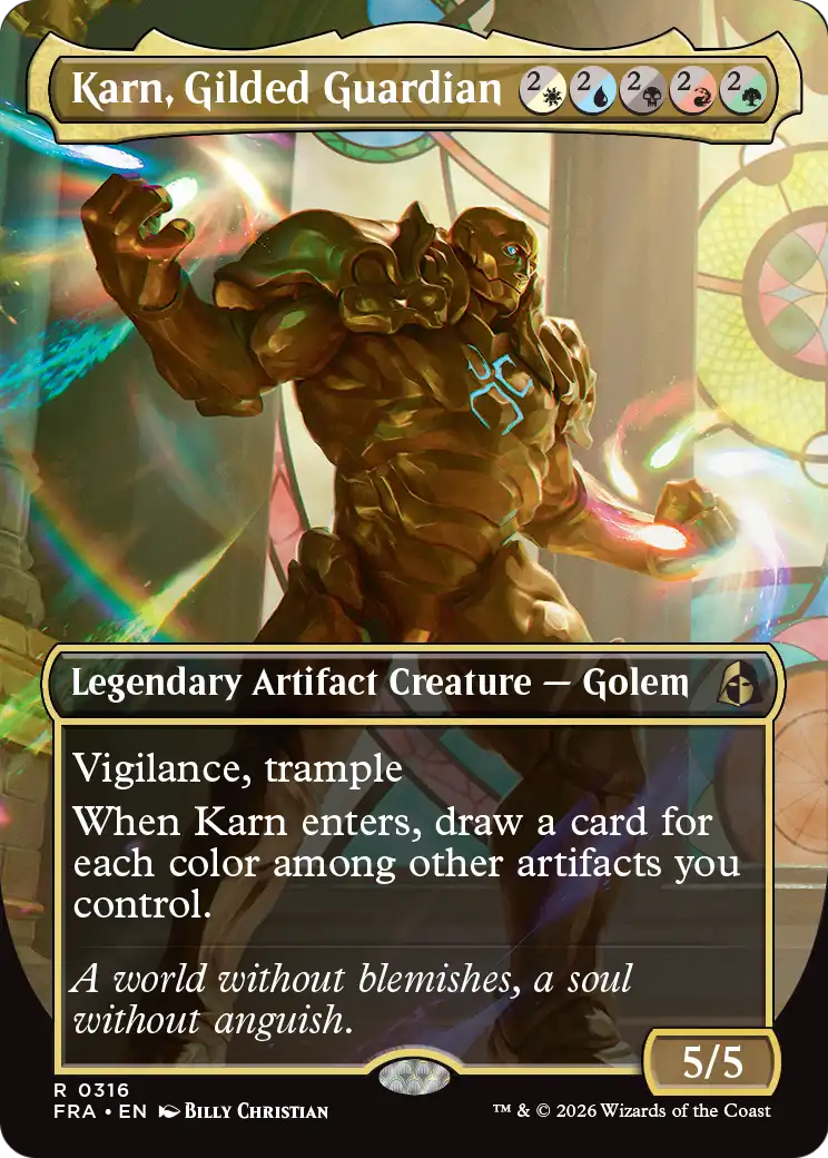 Karn, Gilded Guardian (FRA) #316 [EN/N]