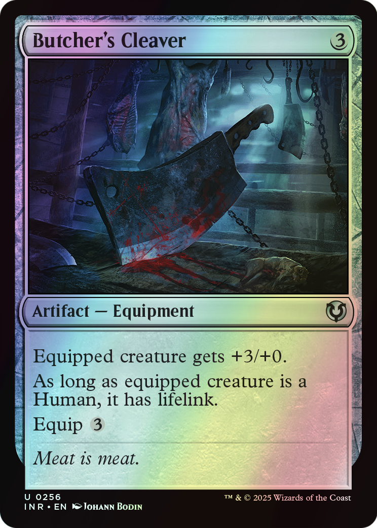 Butcher's Cleaver (INR) #256 [EN/F] s/o