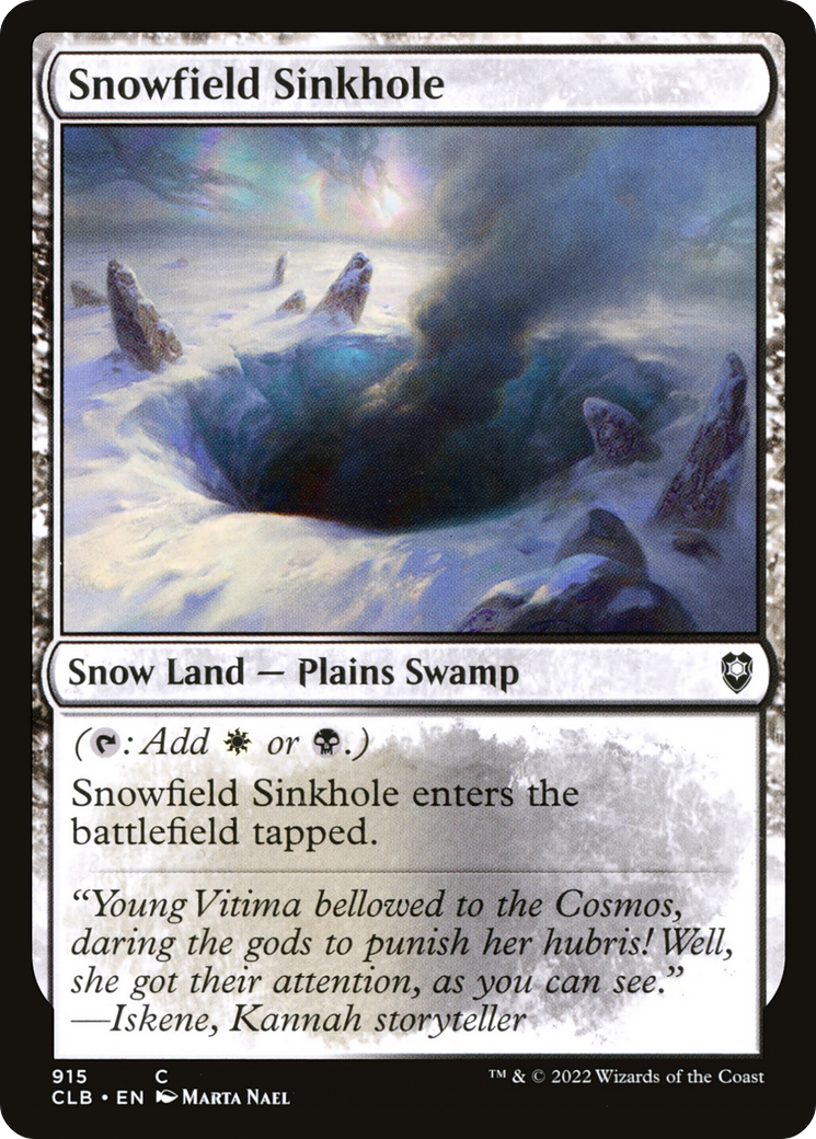 Snowfield Sinkhole (CLB) #915 [EN/N]