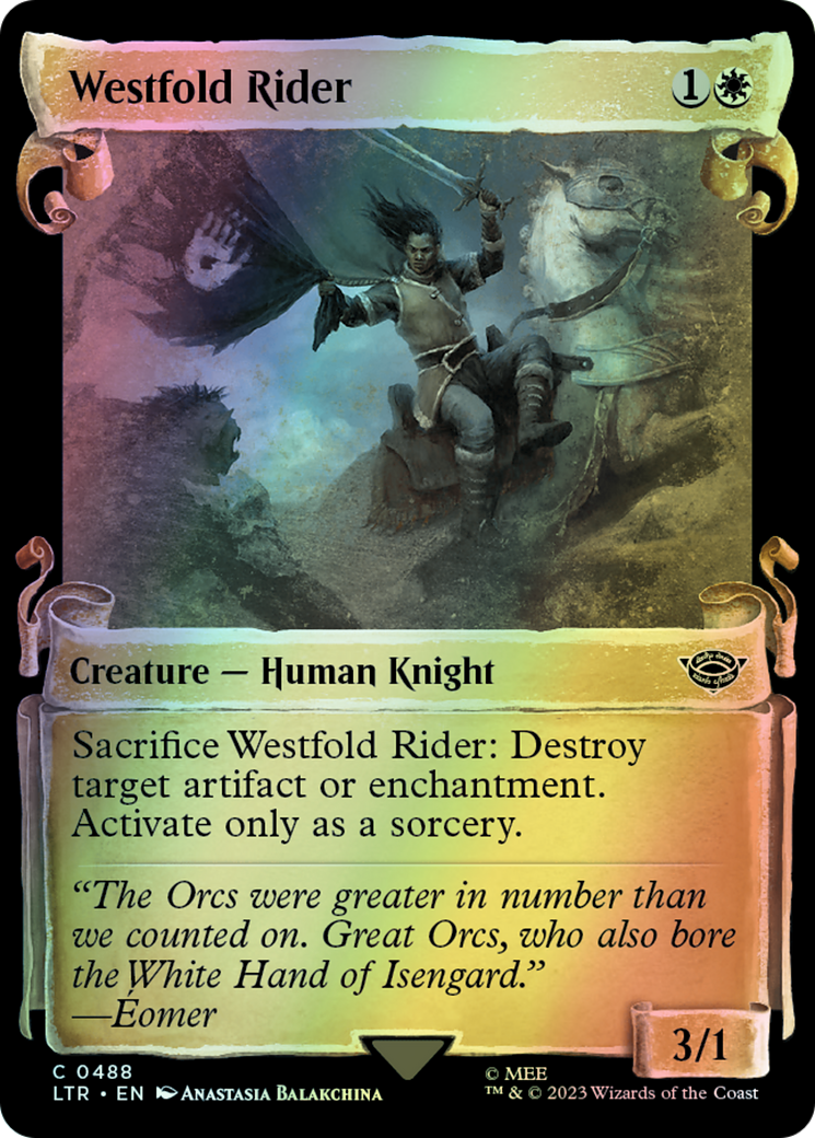 Westfold Rider - Silver Foil (LTR) #488 [EN/F] s/o