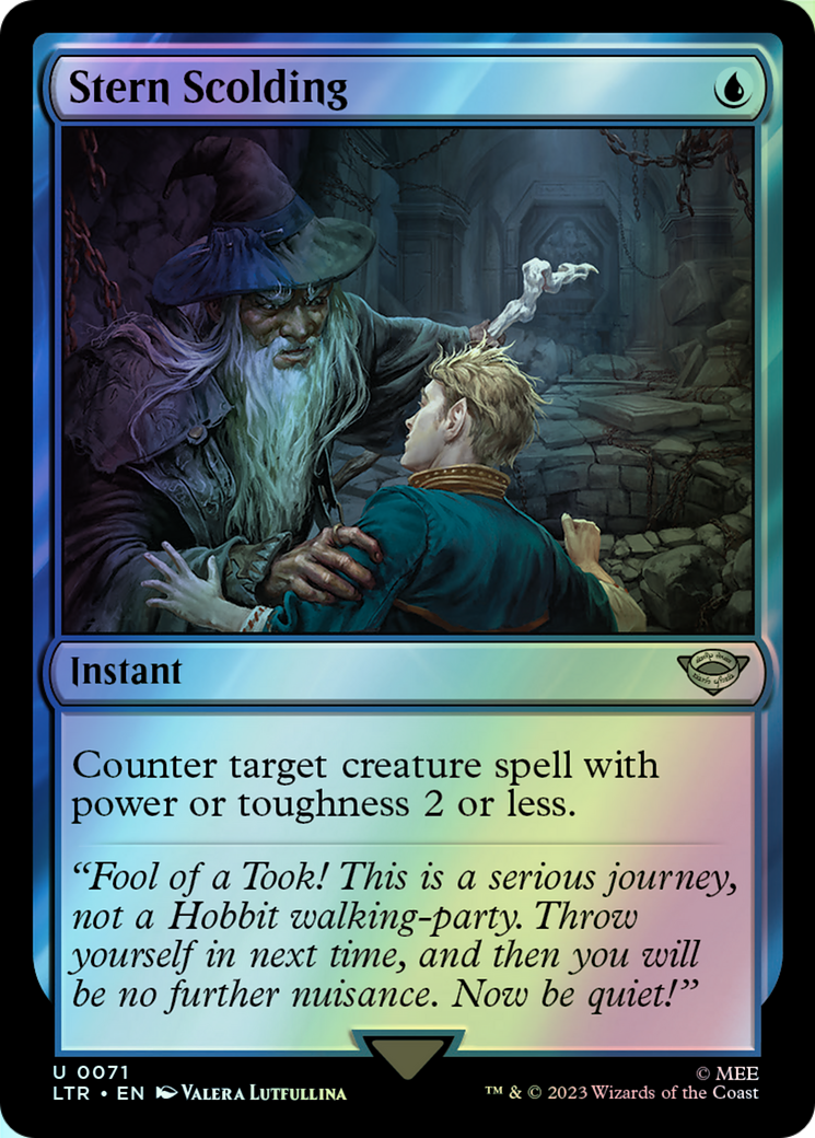 Stern Scolding (LTR) #71 [EN/F] s/o