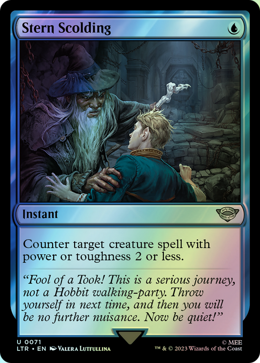 Stern Scolding (LTR) #71 [EN/F] s/o