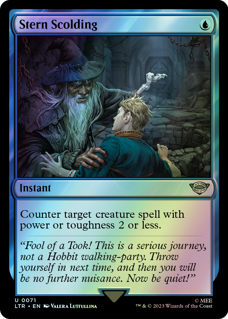 Stern Scolding (LTR) #71 [EN/F] s/o