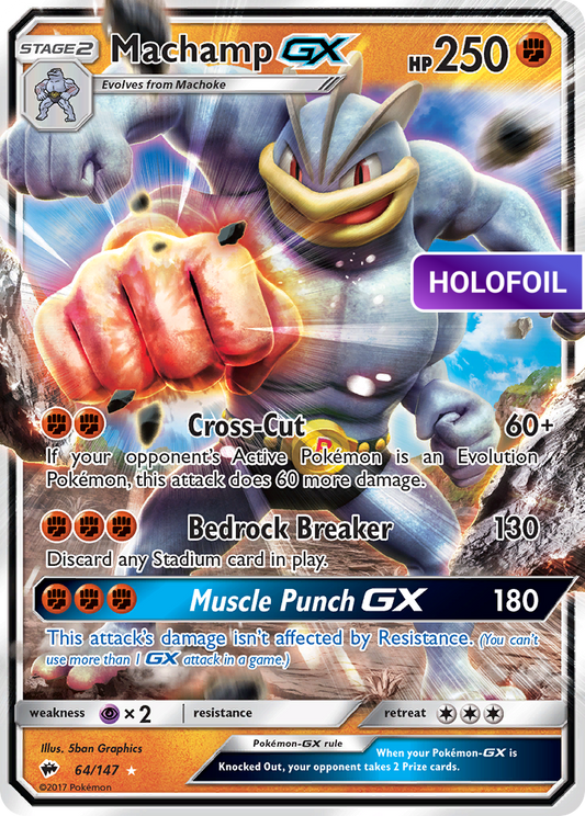 Machamp GX (BUS) #64 [EN/H]