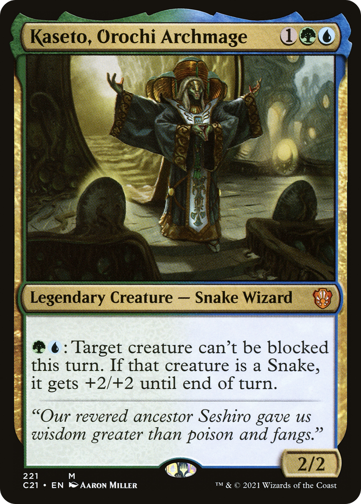 Kaseto, Orochi Archmage (C21) #221 [EN/N]