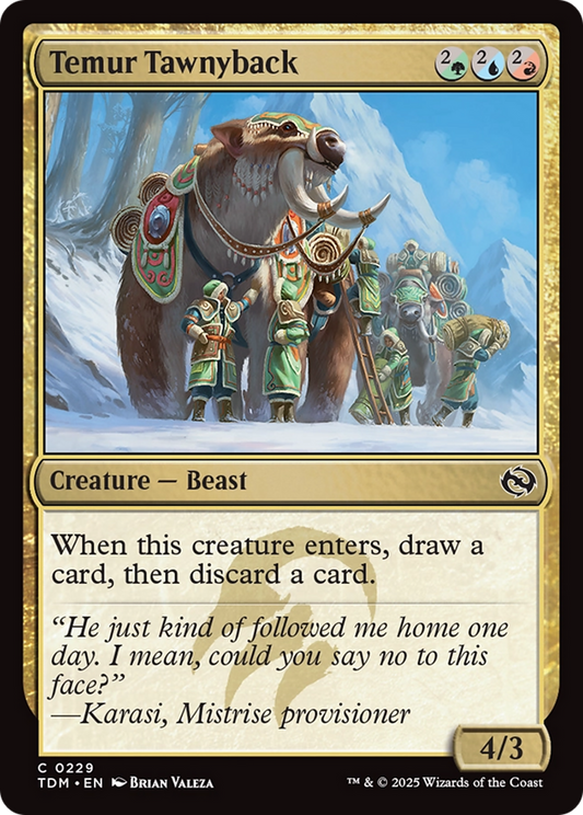 Temur Tawnyback (TDM) #229 [EN/N]