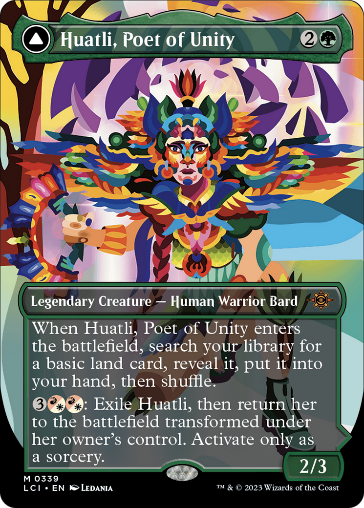 Huatli, Poet of Unity // Roar of the Fifth People (LCI) #339 [EN/N]