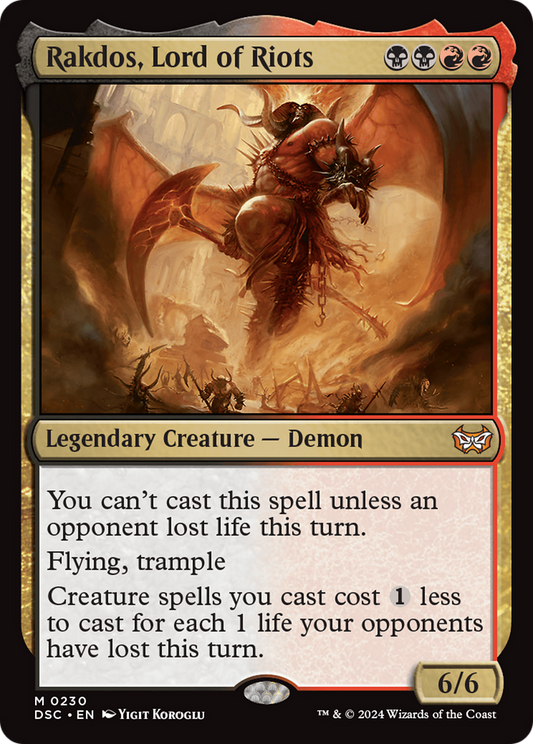 Rakdos, Lord of Riots (DSC) #230 [EN/N]