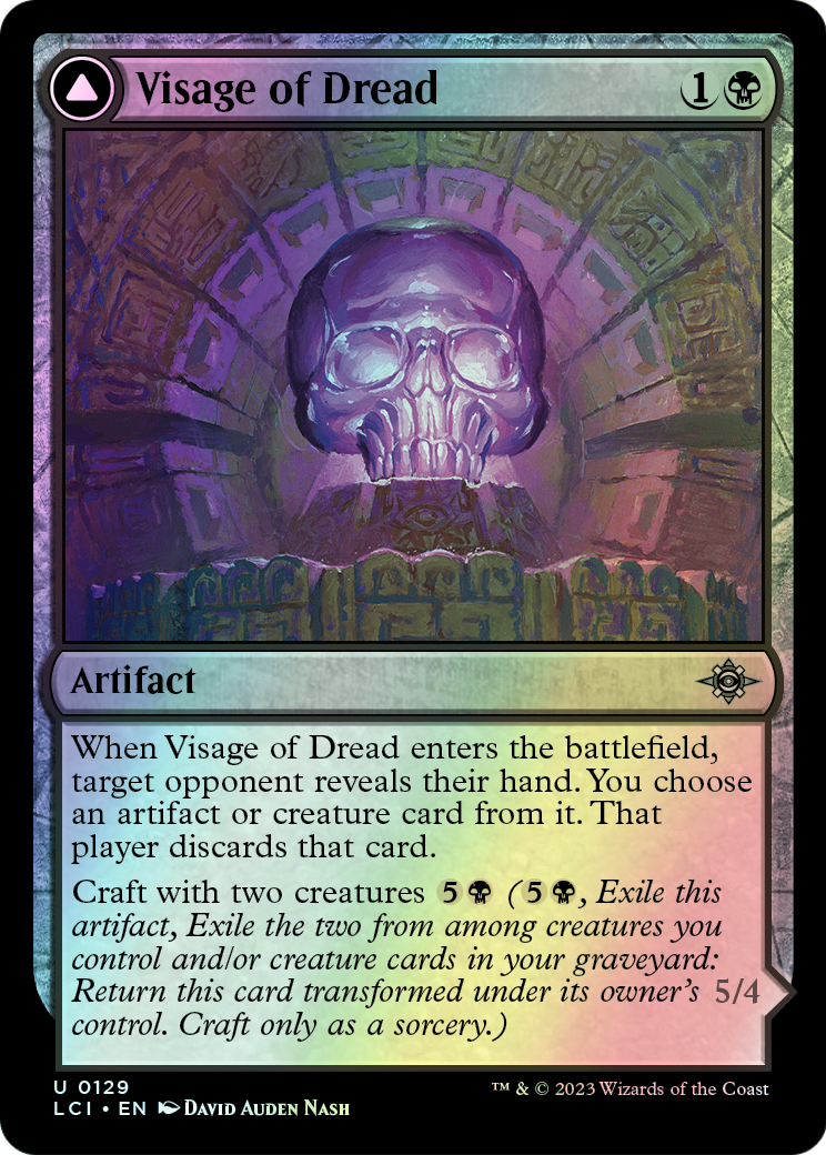 Visage of Dread // Dread Osseosaur (LCI) #129 [EN/F]