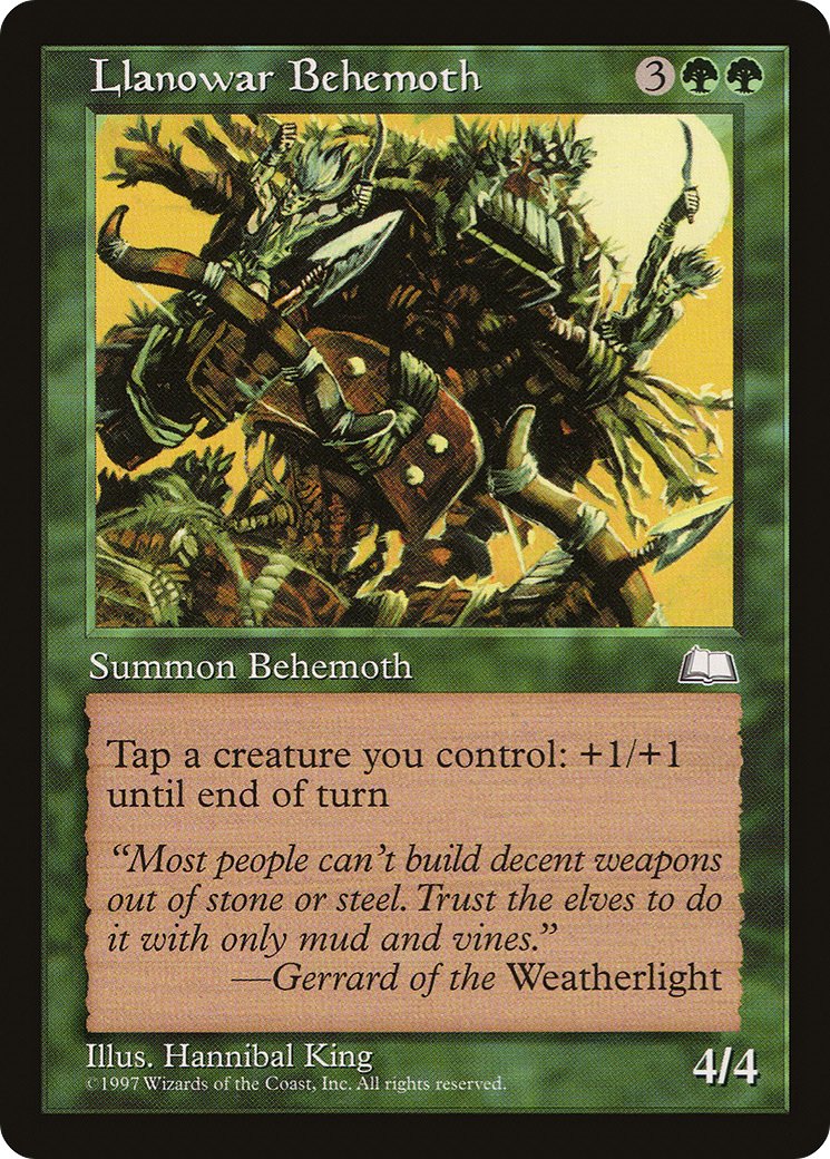 Llanowar Behemoth (WTH) #132 [EN/N]