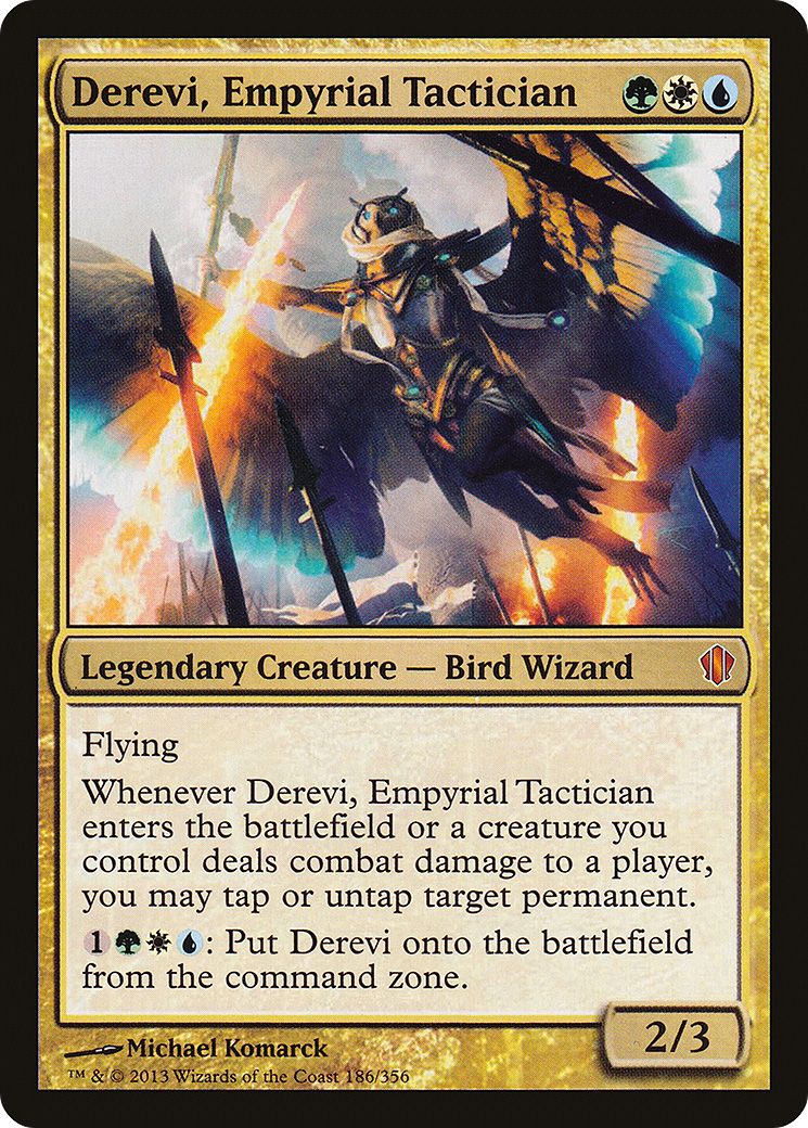 Derevi, Empyrial Tactician (C13) #186 [EN/N] s/o
