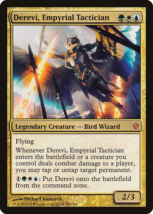 Derevi, Empyrial Tactician (C13) #186 [EN/N] s/o