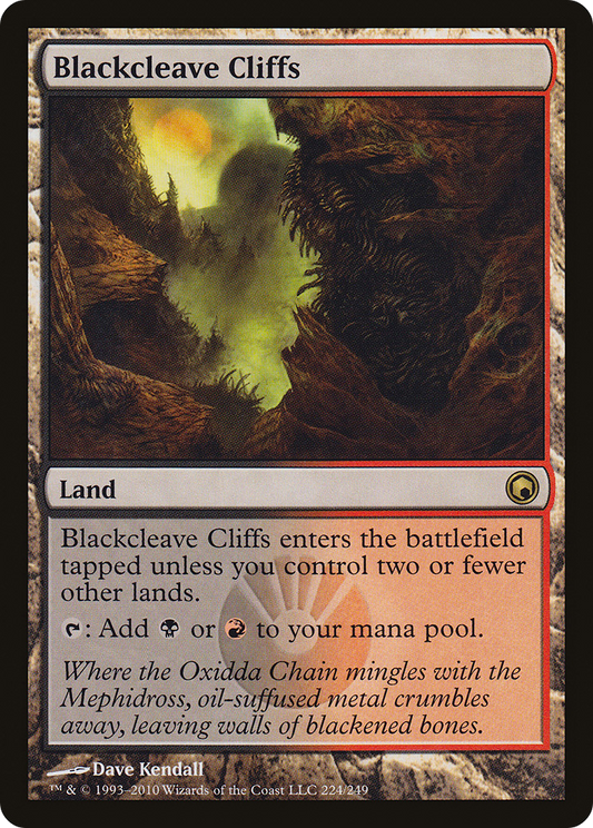 Blackcleave Cliffs (SOM) #224 [EN/N]