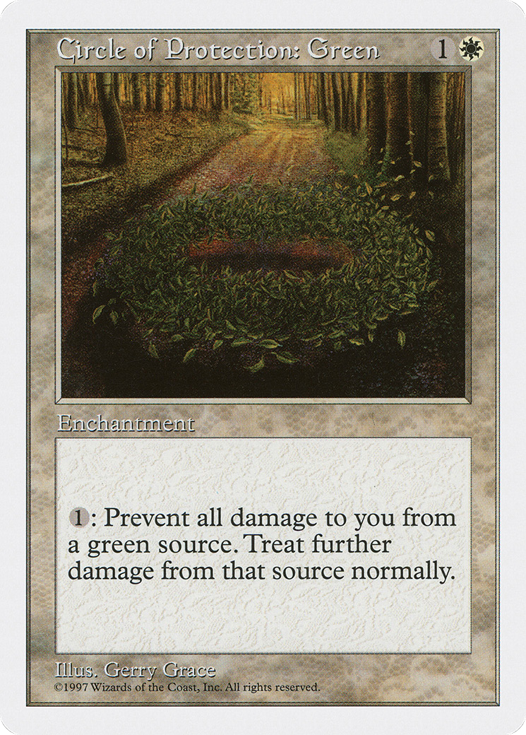 Circle of Protection: Green (5ED) #19 [EN/N]