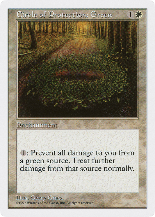 Circle of Protection: Green (5ED) #19 [EN/N]