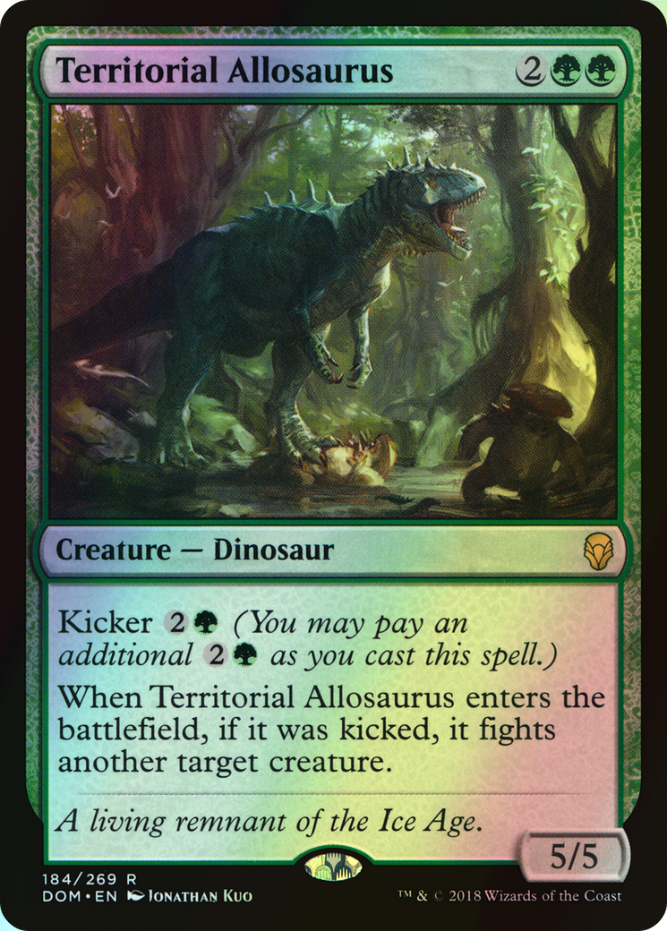 Territorial Allosaurus (DOM) #184 [EN/F]