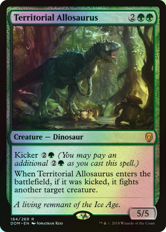 Territorial Allosaurus (DOM) #184 [EN/F]