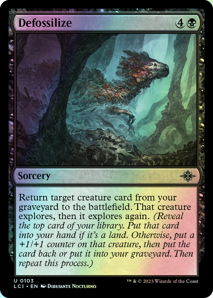 Defossilize (LCI) #103 [EN/F]